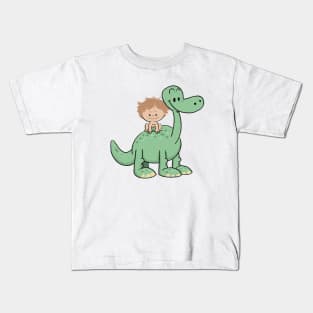 The Good Dinosaur cartoon t-shirt design Kids T-Shirt